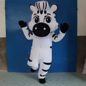 Zebra Maskot Kostümü