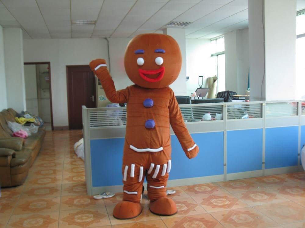Kurabiye Adam Maskot Kostümü Maskot Kostüm Dünyası