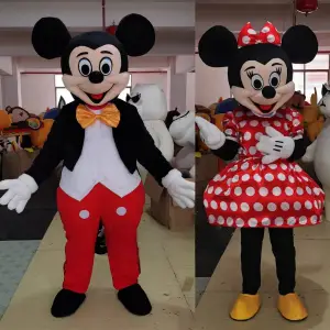 Mickey ve Minnie Mouse Maskot Kostümü (2li Fiyat)